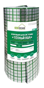 Подложка для теплого пола с разметкой ISOHOME ПЛ 3 мм (1,2*25м) 30 м2